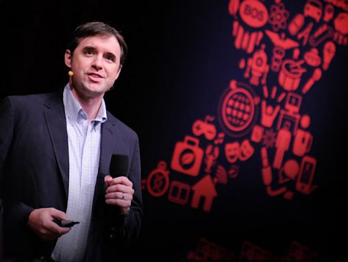 Click to play Jay Bradner: Investigación del cáncer de código abierto