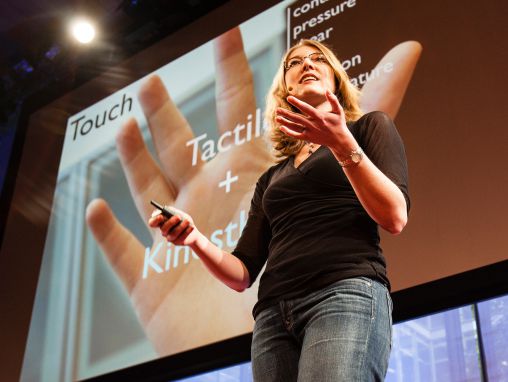 Click to play Katherine Kuchenbecker: The technology of touch