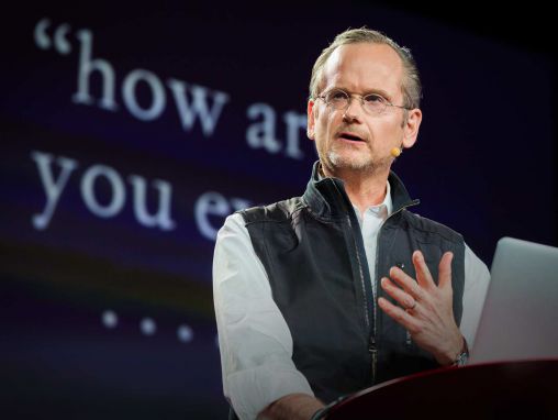 Click to play Lawrence Lessig: La caminata imparable a la reforma política