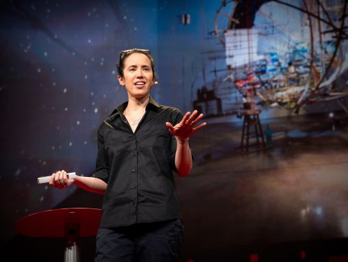 Click to play Sarah Sze: How we experience time and memory through art