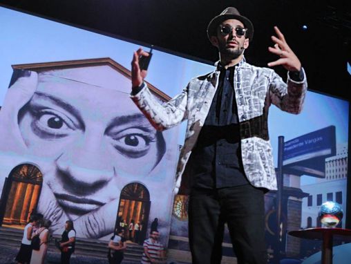 Click to play JR: My wish: Use art to turn the world inside out