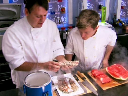 Homaro Cantu + Ben Roche: Cuisiner comme des alchimistes.
