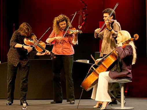 Ethel: A string quartet plays "Blue Room"