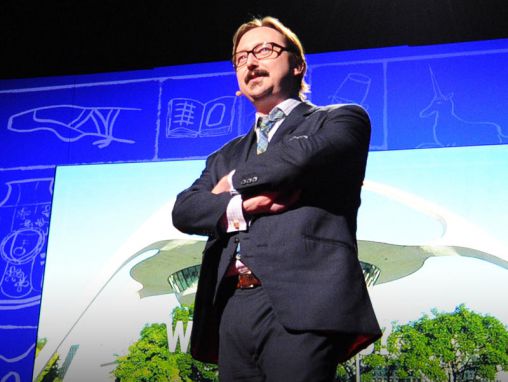 Click to play John Hodgman: Design, erklärt.