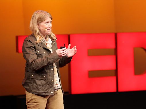 Click to play Sarah Parcak: Elspaca arkeologio