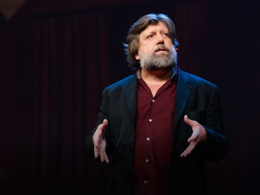 Click to play Oskar Eustis: Why theater is essential to democracy