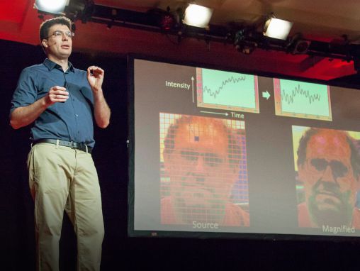 Click to play Michael Rubinstein: Vedere movimenti invisibili, sentire suoni impercettibili. Fantastico? Inquietante? Impossibile decidere.