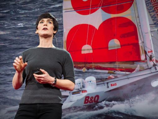 Click to play Dame Ellen MacArthur: Algo surpreendente que aprendi navegando sozinha ao redor do mundo