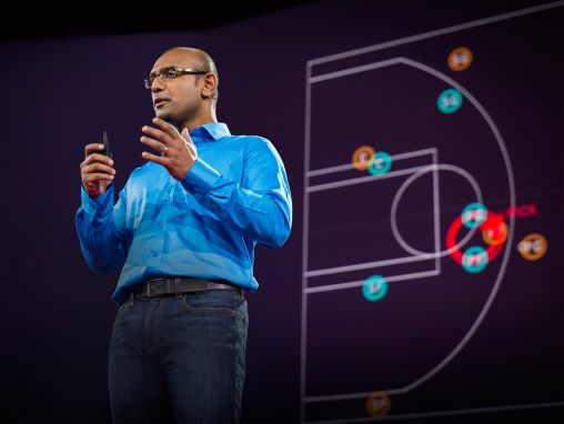 Click to play Rajiv Maheswaran: A matemática por trás dos movimentos mais arrojados do basquetebol.