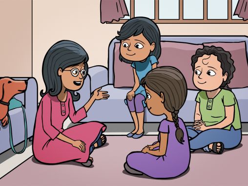Click to play Aditi Gupta: Kiel babili pri menstruo sentabue