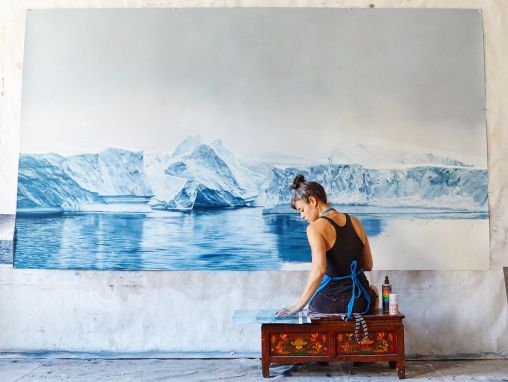 Zaria Forman: 表现地球美丽和脆弱的绘画