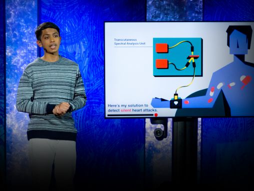 Click to play Akash Manoj: A life-saving device that detects silent heart attacks
