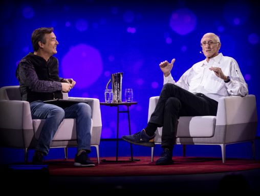 Click to play Stewart Brand and Chris Anderson: Mammoths resurrected, geoengineering and other thoughts from a futurist