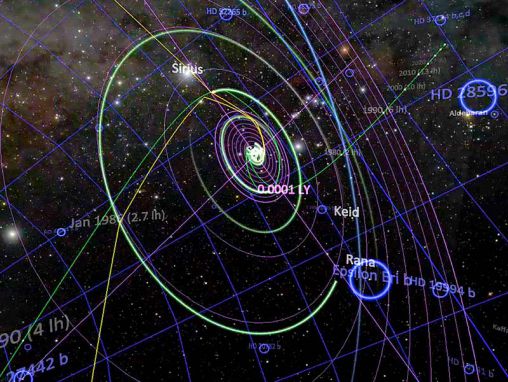 Click to play Carter Emmart zeigt einen 3D Atlas des Universums