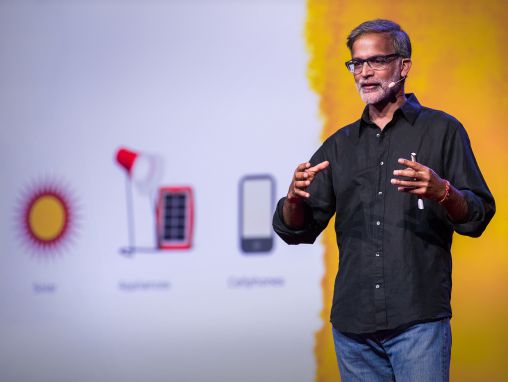 Click to play Amar Inamdar: The thrilling potential for off-grid solar energy